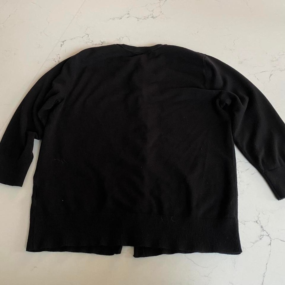 Ellen Tracy black cardigan womens size medium - Picture 6 of 6